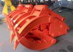 Heavy Duty Doosan 500 Excavator Grapple , Mechanical Grapple 2400kg