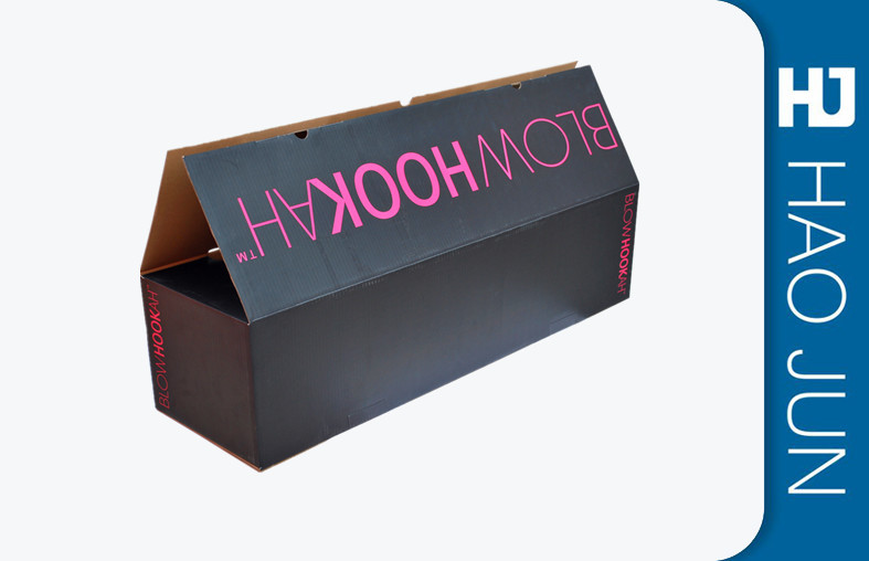 Cardboard Storage Boxes For Wine Custom Printed Corrugated Boxes With Handle