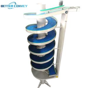 China Stainless Steel Screw Spiral Elevator Vertical Lifting Conveyor factory