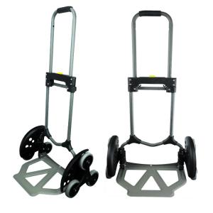 China 154lbs Capacity 6 Wheel Stair Climber Shopping Trolley Portable factory