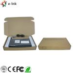 Rack mount 4SC + 24FE Industrial Ethernet Switch , Gigabit Network Managed