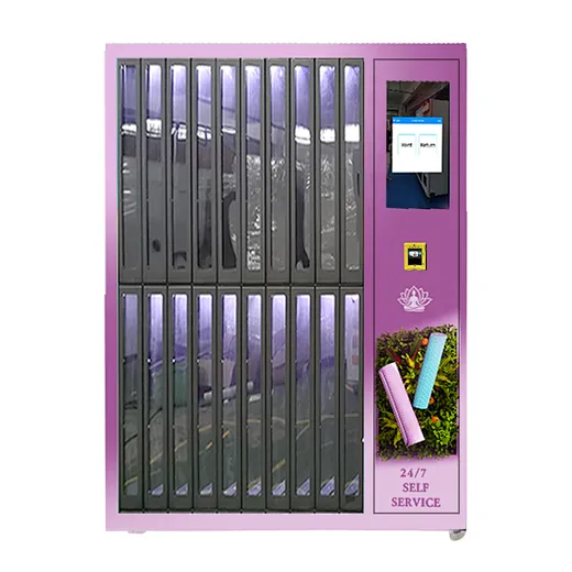 China Locker Vending Machine | Yoga Mat & Gym Gear Rental System factory