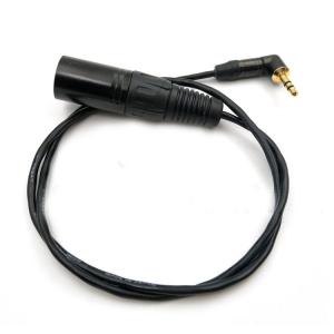 China 0.5M Arri Alexa Mini Audio Cable , Right Angle 3.5 Mm Jack To XLR Cable factory
