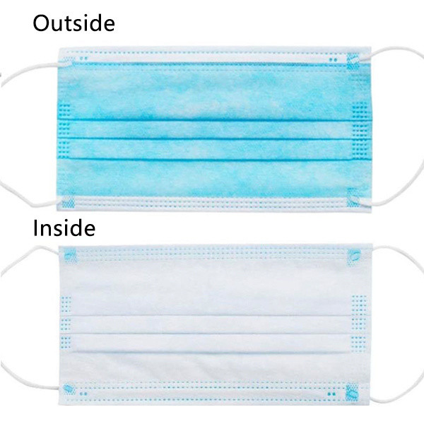 China Customization Breathable non woven earloop mask 3 Layer factory