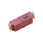 Low Insertion Loss LC UPC Duplex Optic Fiber Adapter Without Flange