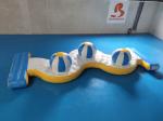 Customized Inflatable Floating Water Park Games For Adults / Aquapark Inflatable