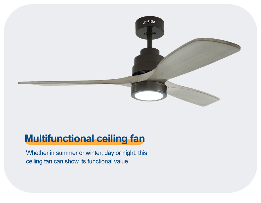 Home Hotel Office 1stshine LED Ceiling Fan with Fancy DC Motor and Silent Remote