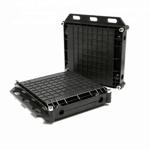 12-24 Core Fiber Optic Splice Box Six Cable Entry Ports With 3 Years Warranty