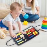 Felt Busy Board Montessori Toys for Toddler, Montessori Educational Busy