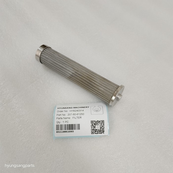 Excavator Parts Filter 207-60-61250 2076061250 For PC300 PC350 PC400 PC450