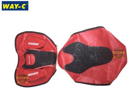 Leather Motorcycle Body Parts Cushion Seat Cover Fuel Tank Cover For BAJAJ BOXER