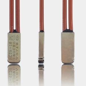 China HCET Thermal Protector Switch Motor Temperature Cutoff Switch For Battery Charging factory