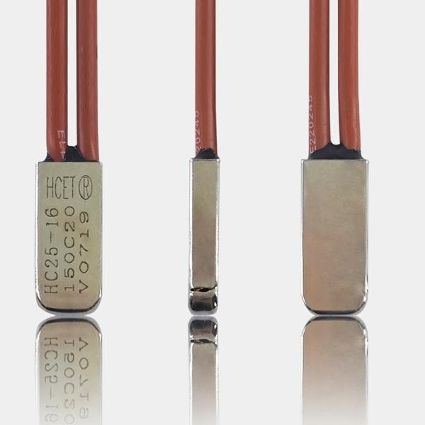 HCET Thermal Protector Switch Motor Temperature Cutoff Switch For Battery