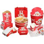 FDA Approved Carton Fried Chicken Take Out Boxes Food Packaging ODM