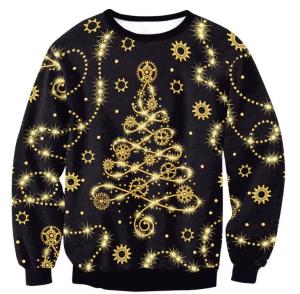 China Christmas Custom All Over Print Sublimation Print Sweater Machine Washable factory