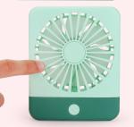 Square Table 5V Mini Usb Desk Fan 9.5*12CM with 4 Speed Levels