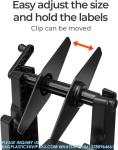 External Rolls Label Holder, 2 In 1 Fan-Fold Stack Paper Holder For Desktop