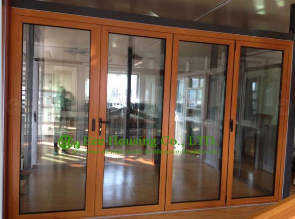 Aluminum Folding glass Door For Balcony,durable aluminum bi-folding door with