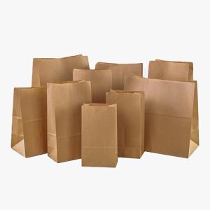 China Odorless Brown Paper Sandwich Bags Heavy Duty Recyclable Compostable factory