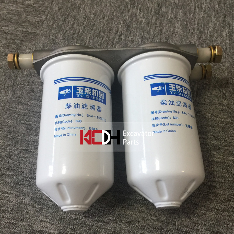 644-1105010 YUCHAI Diesel Filter Element Excavator Engine Parts