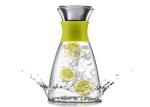 Heat Resistant Pyrex Clear Glass Water Pitcher , Glass Fruit Infusion Pitcher