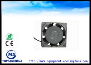China Low noise 11w AC brushless fan 80 x 80 x 25 mm waterproof and dustproof function factory