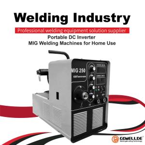China Portable DC Inverter IGBT / MIG Welding Machine MIG250 For Home Use factory