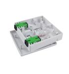 CE Fiber Optic Splitter Box 2 Ports 4F FTTH Socket