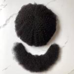 Invisible HAIR LINE WITH 100% HUMAN HAIR 4MM SWISS LACE 8X10” Afro Hair WIGS for