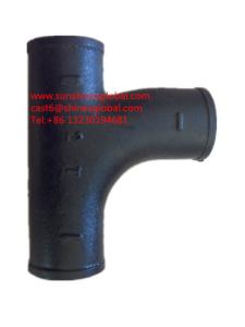 China ASTM A888 Cast Iron No Hub Fitings/CISPI301 Cast Iron Hubless Fittings factory