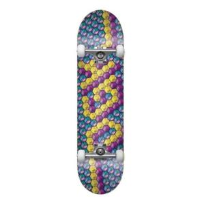 China DGK Skateboards Dicey Hologram Foil Complete Skateboard - 7.75&quot; x 31.5&quot; factory