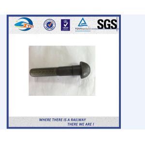 High Strength M14 M16 M18 Railway Bolt Hex Bolt And Nut With Sherardizing