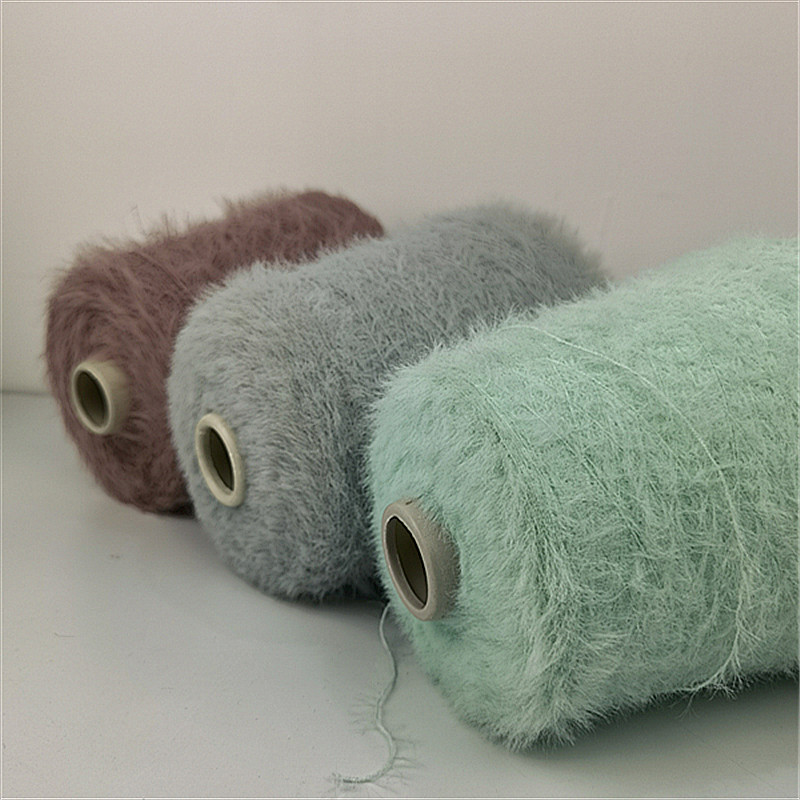 Hat Scarf Knitting Yarn 100% Dyed Nylon Yarn Anti Pilling Abrasion Resistant