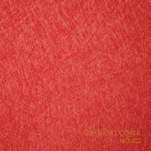 China Straw Pattern Passport Cover Paper PVC Coating For Document Covers factory