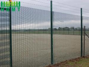 China 358 High Security Anti Climb Metal Fence Clear View 3D Modelled Sport Farm Fence Accessories factory