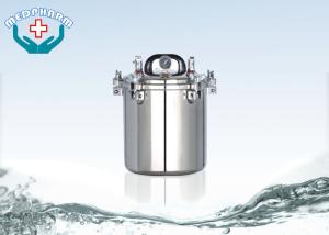 China 18L Portable Medical Autoclave Sterilizer With Double Scale Pressure Gauge factory