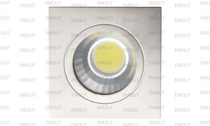 China Halogen Lamp Square Housing Glass Cover Recessed COB Furniture Cabinet Lamp CE Approval factory