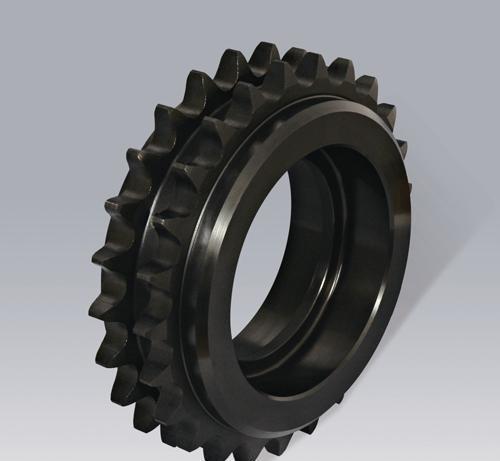 Large Diameter Steel Forging 100T Chain Gear Sprocket Mining Use High Wear