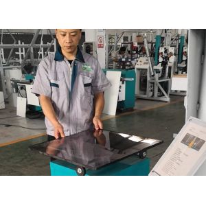 Manual Insulating Glass Coating Table With Rollers And Bigger Shelf