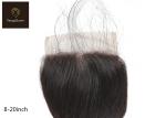 Loose Wave 35.56cm 14inch Remy Human Hair Closure Realistic Hair Line