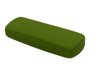 China OEM Hard Clamshell Glasses Case , Green Iron Glasses Case factory