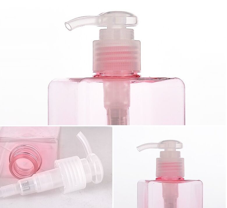 Empty Plastic Hand Soap Pump Bottles 280ml 9.4oz Petg Dispensers Bath Manual Press Cyclic