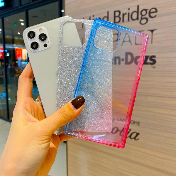 Gradient Color Shockproof Phone Cases L Square Shape Anti Fall For Iphone 11