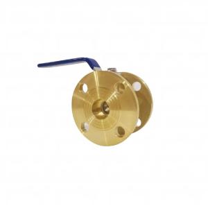 China 1/2&quot;-4&quot; Brass Flange Ball Valve With Steel Handle High quality brass flange ball valve dn15-dn150 dungs valve factory