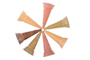 China Multi Color Ice Cream Waffle Cone For Shop / Store , CE Certification factory