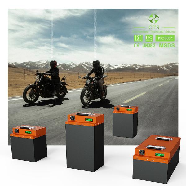 Compact and Lightweight E Scooter Battery Pack 60V 72V for High Temperature