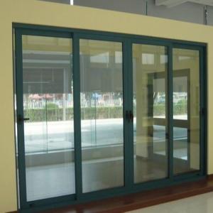 China Office Double Glazed Aluminium Sliding Doors Villa ISO9001 factory