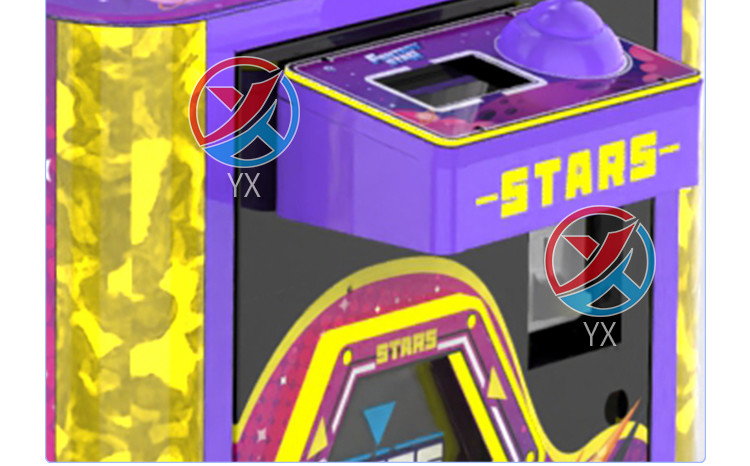 Purple Lucky Dino Coin-operated Automatic Toy Dispensing Arcade Game Machine (100mm)
