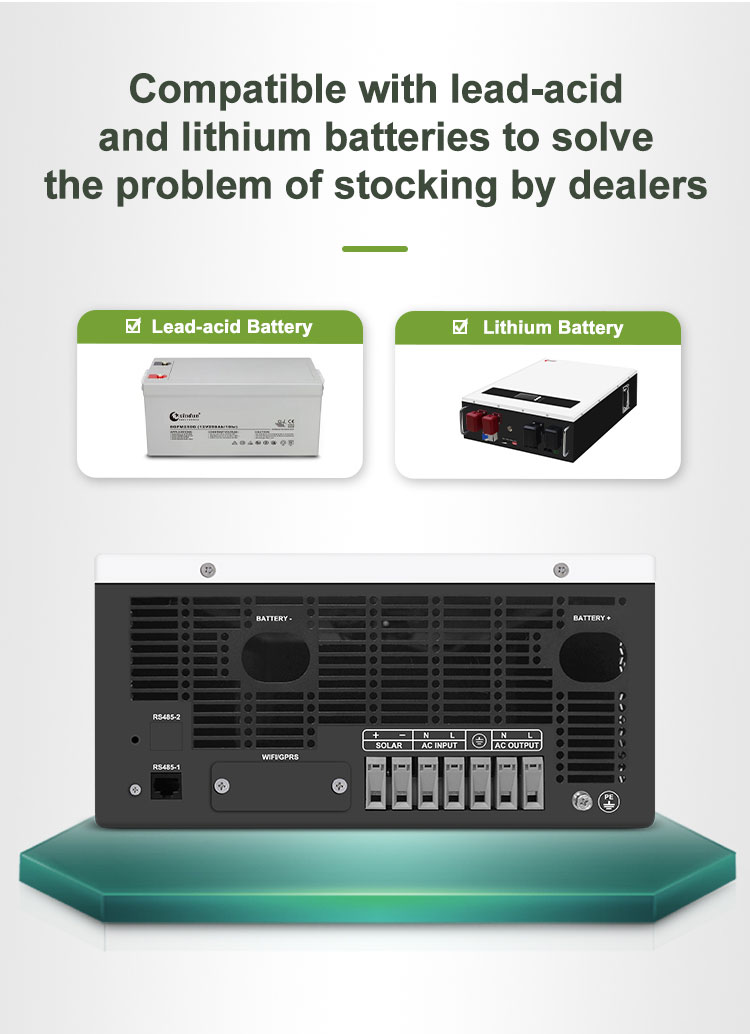 3 kilowatt solar inverter is compatible with lithium batteries
