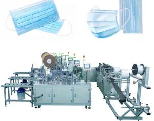 China 3 Layers Disposable Mask Making Machine , High Capacity Surgical Mask Making Machine factory